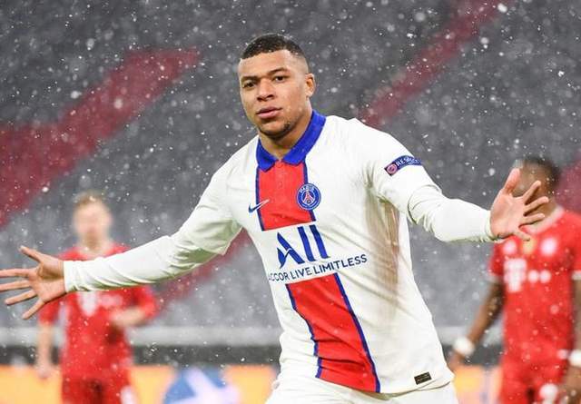  巴黎圣日耳曼凭借姆巴佩帽子戏法逆转取胜